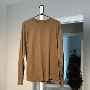 Men’s Brown Long Sleeve T-Shirt